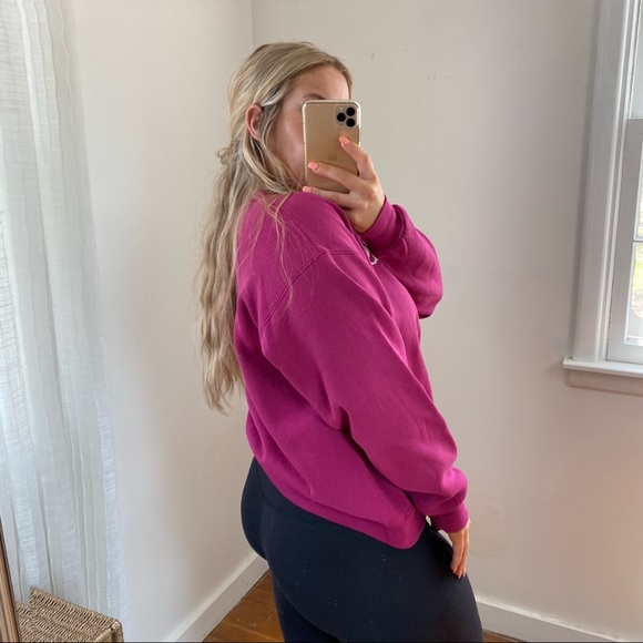 Guess Jeans Vintage Y2K Crewneck Maroon Spellout Sweatshirt Medium - Picture 9 of 9